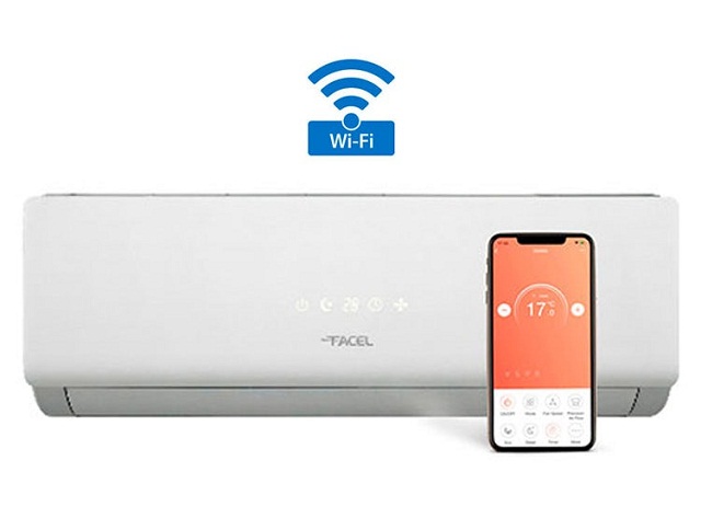 como funciona un aire acondicionado wifi