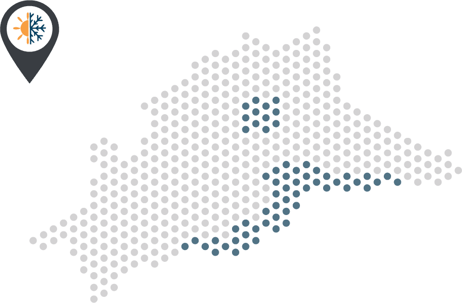 localidades de trabajo Aire Acondicionado