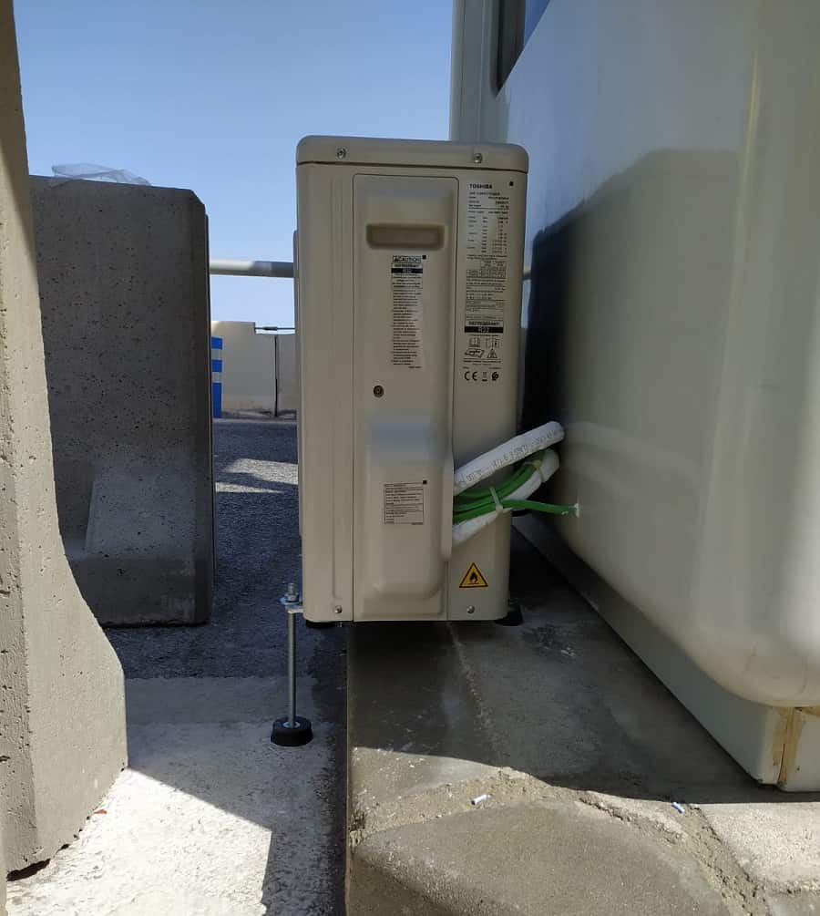Trabajo Realizado Climatización de garita control acceso en el aeropuerto malaga