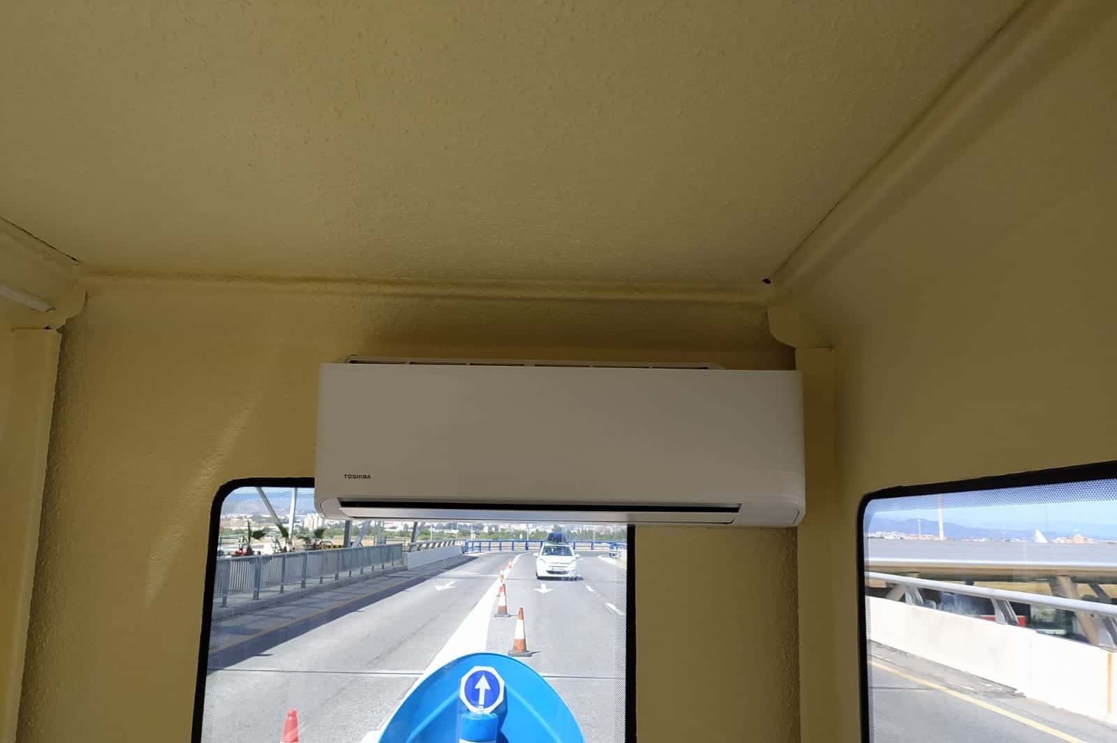 Trabajo Realizado Climatización de garita control acceso en el aeropuerto malaga