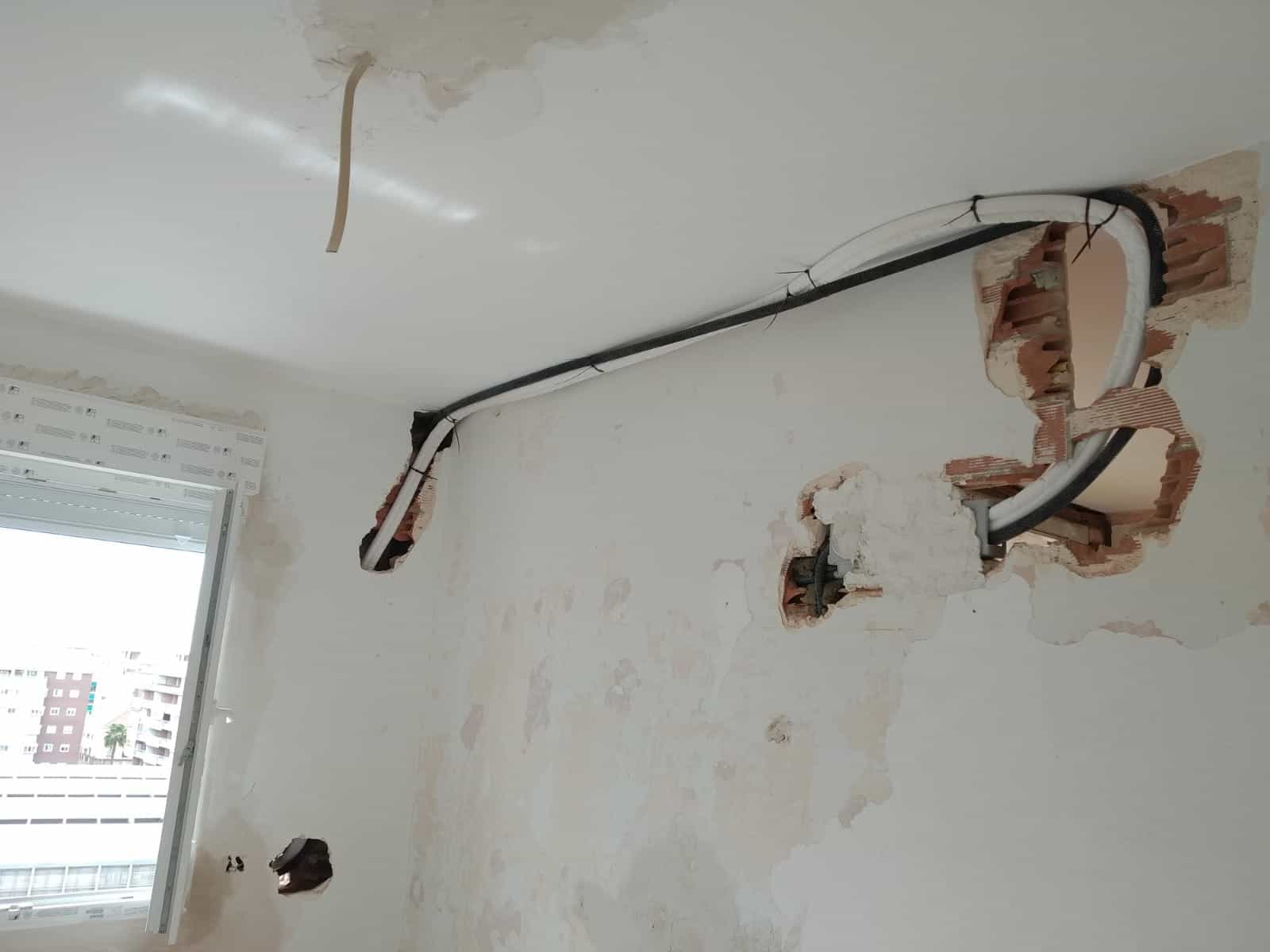 preinstalación de Split en vivienda en malaga