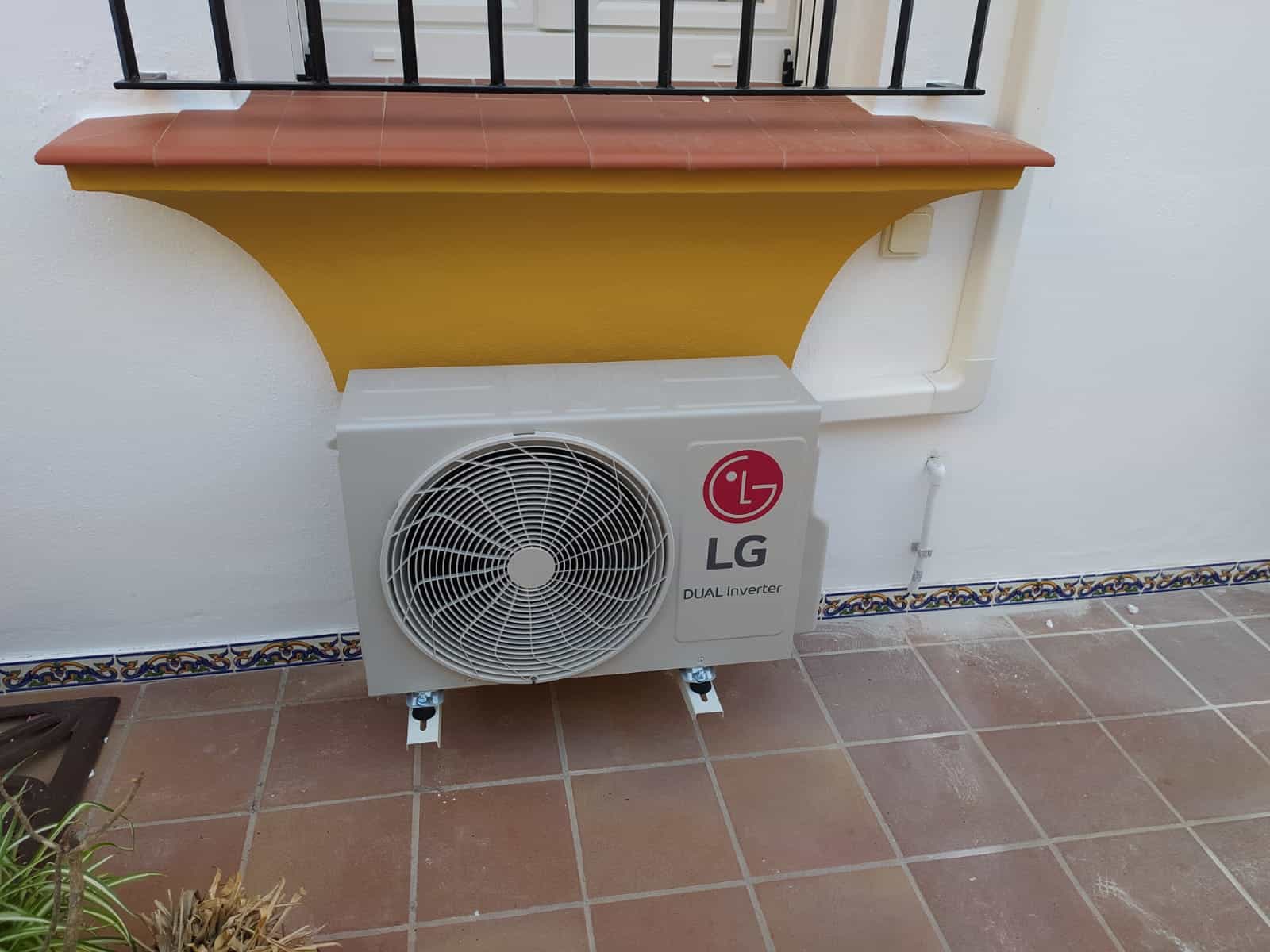 instalacion de 4 split en casa rural