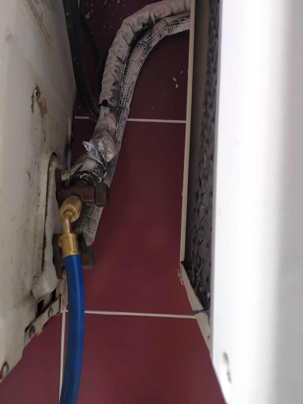 Cargas de gas en aire acondicionado