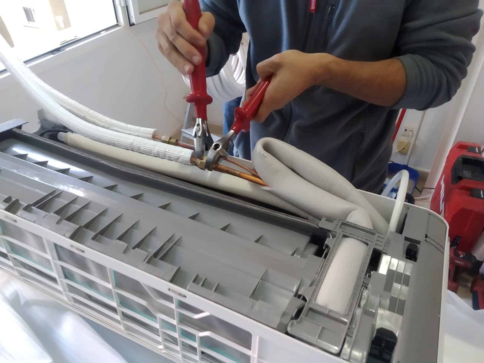 Instalación de Split en vivienda